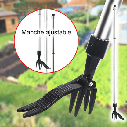 Outil-de-jardinage-manche-ajustable