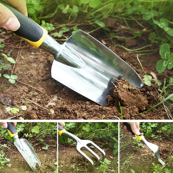 Outils-de-jardinage-acier-inoxydable