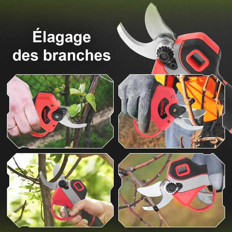 Secateur-electrique-élagage-multifonctions