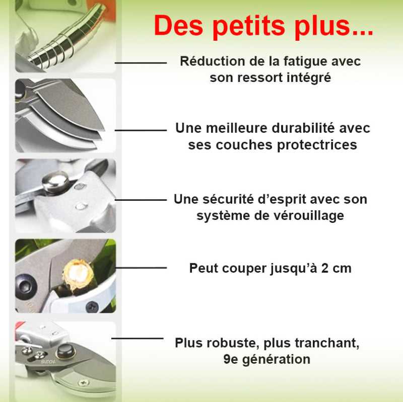 Secateur-tranchant-ergonomique