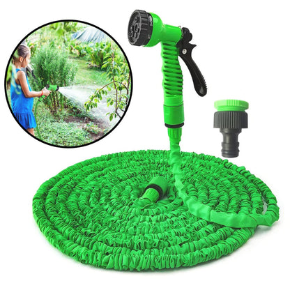 Tuyau-arrosage-extensible-vert