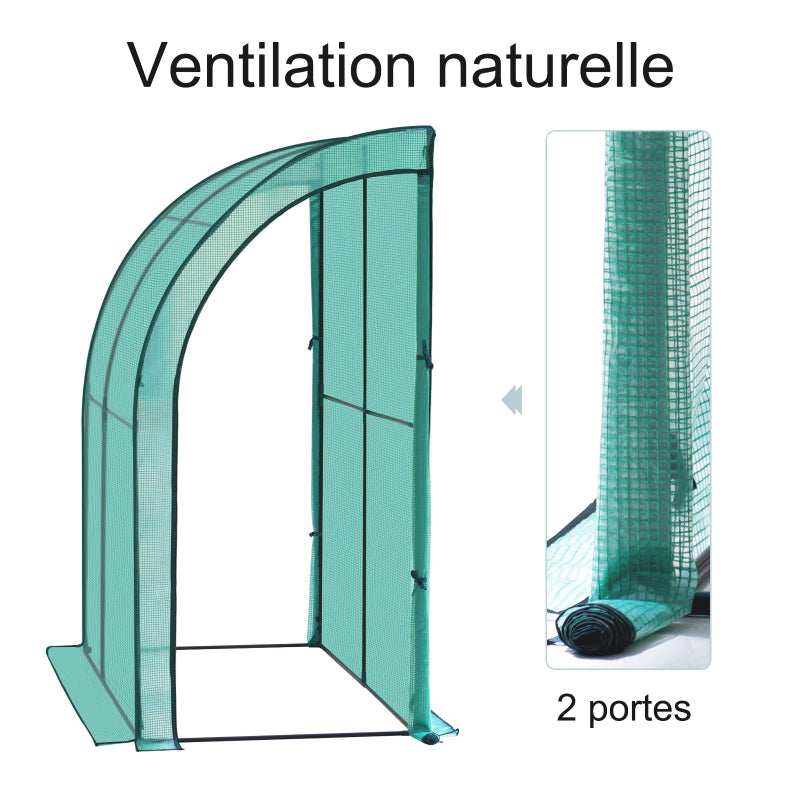 mini-serre-de-jardin-deux-portes-vertes