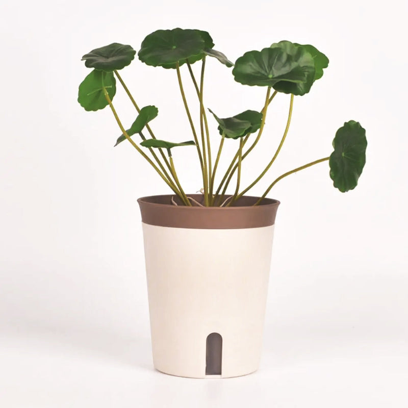 pot-de-fleur-pour-balcon-brun