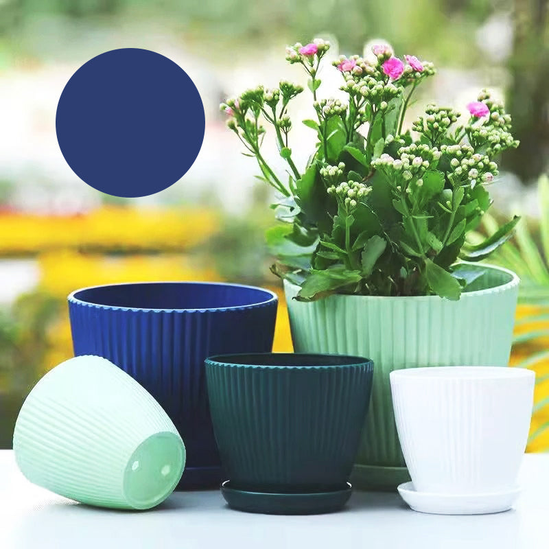 pot-de-fleur-resine-bleu-profond